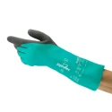 Ansell AlphaTec Chemical Resistant Green Nitrile Work Gloves Size 10 Pair 58735100