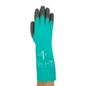 Ansell AlphaTec Chemical Resistant Green Nitrile Work Gloves Size 10 Pair 58735100