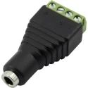 RS PRO Jack Connector 3.5 mm Cable Female 4 Jack Adapter, 12V DC 5A Solder 179-2864