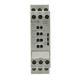 Eaton Monitoring Relay DIN Rail Mount Screw Terminal 0 V AC Supply 5 A Contact Current 78x109.5x22.5mm 184757 EMR6-N1000-A-1