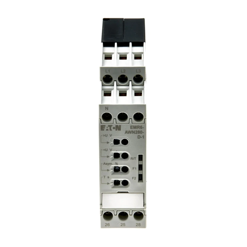 Eaton Phase and Voltage Monitoring Relay 180/280 V ac, Contact Configuration CO, DIN Rail Mount 184770 EMR6-AWN280-D-1