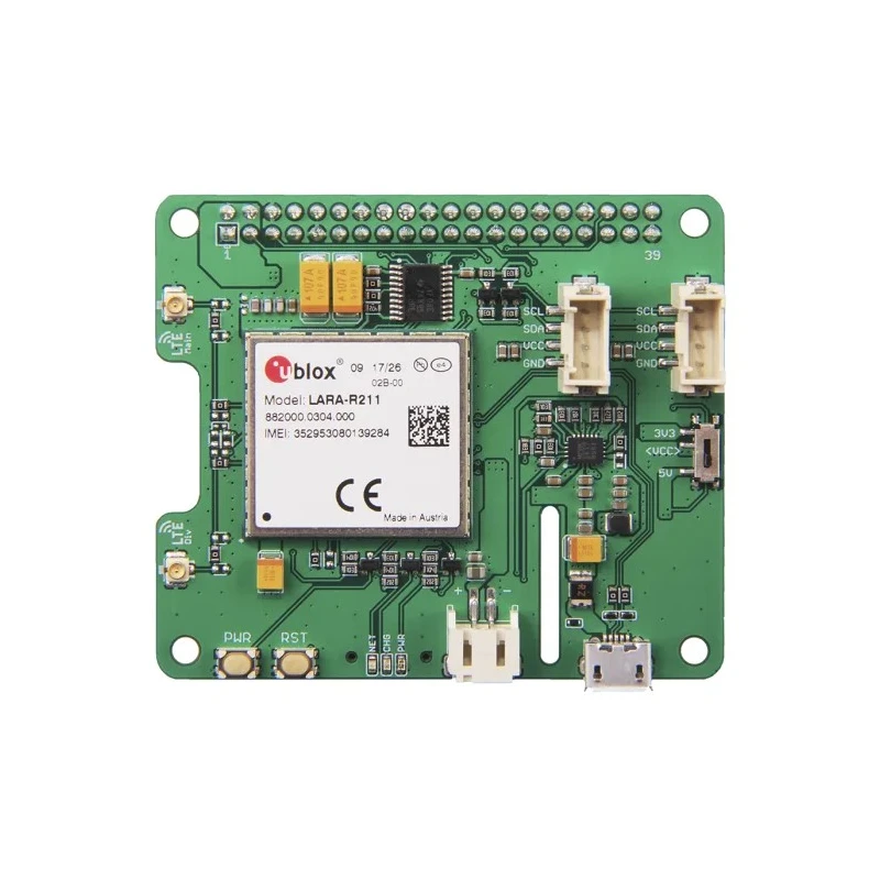 Seeed Studio LTE CAT1 Pi HAT Cellular Communications Add On Board for Raspberry Pi CAT1