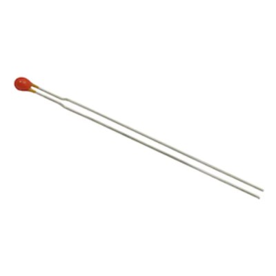 Vishay NTC Thermistor Epoxy Coated Mini Sensor, Radial Termination, 2 Pin, 5.5 mm Height, 41 mm Length NTCLE213E3103GLB0