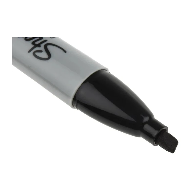 Sharpie Black Chisel Tip Permanent Marker Pen 2 Pcs Pack 1986195