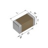 TDK 10 nF 50V DC ±10% Multilayer Ceramic Capacitor Surface Mount 0603 CGA3E2X8R1H103K080AD