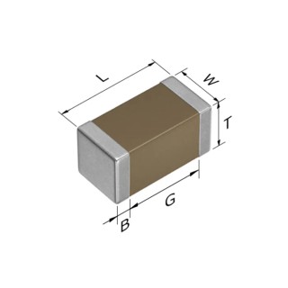 TDK 2.2 nF Multilayer Ceramic Capacitor 50V DC ±10% Surface Mount CGA3E2X8R1H222K080AD