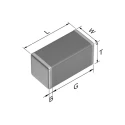 TDK 6.8 nF Multilayer Ceramic Capacitor 450V DC ±5% Tolerance Surface Mount CGA5H4C0G2W682J115AA