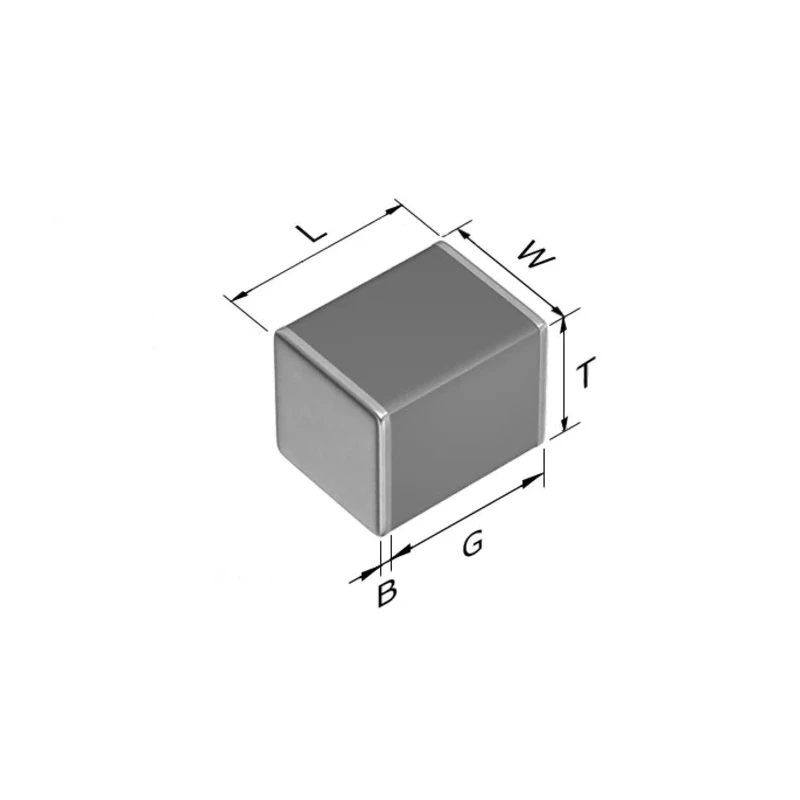 TDK 22 nF Multilayer Ceramic Capacitor 630V DC ±5 % Tolerance, Surface Mount CGA6N4C0G2J223J230AA