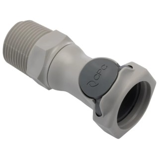 Colder Products Hose Connector Threaded 3/4 in Male Polypropylene Body 4.2 bar HFCD101212