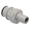 Colder Products Hose Connector 12.7 mm ID Threaded Polypropylene Body, Grey, 4.2 bar HFC22812