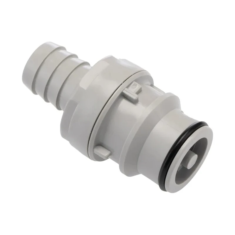 Colder Products Hose Connector 12.7 mm ID Threaded Polypropylene Body, Grey, 4.2 bar HFC22812