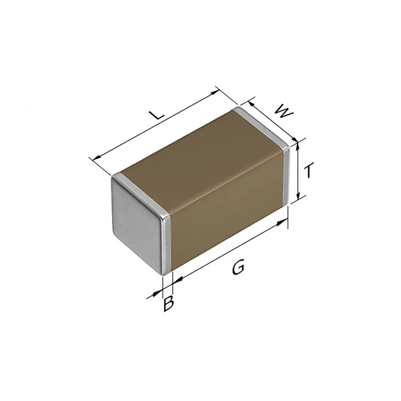 TDK 22 nF Multilayer Ceramic Capacitor 630V dc ±10% Surface Mount X7R Dielectric C Series C3216X7R2J223K130AE