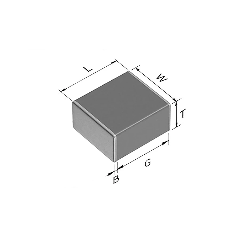 TDK 100 nF 630V dc ±5 % C0G Multilayer Ceramic Capacitor Surface Mount 2220 C5750C0G2J104J280KC