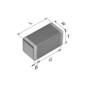 TDK 10 pF 50V DC Multilayer Ceramic Capacitor Surface Mount Tape & Reel CGA2B2NP01H100D050BA