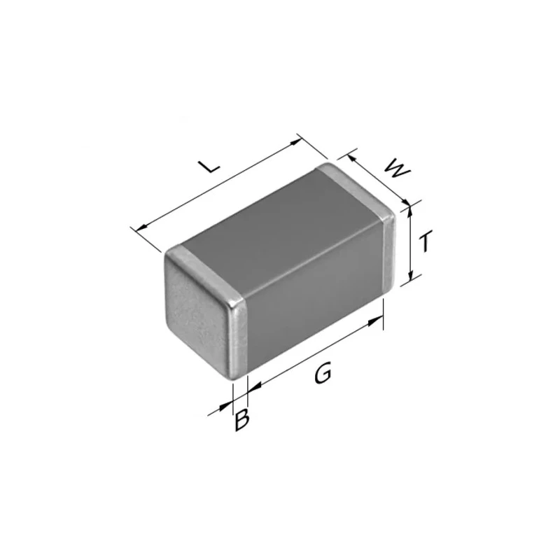 TDK 10 pF 50V DC Multilayer Ceramic Capacitor Surface Mount Tape & Reel CGA2B2NP01H100D050BA