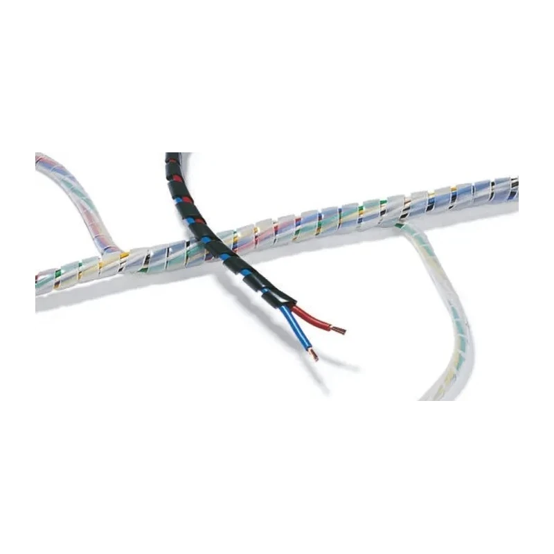 HellermannTyton Spiral Cable Wrap Polyethylene Natural Colour 1.5mm to 1.6mm Cable Diameter 8mm Bundle Diameter 30m 305-475