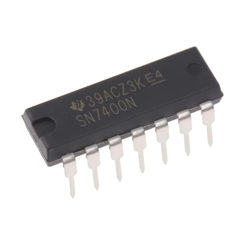 Texas Instruments 4 2-Input NAND Logic Gate, TTL, 14-Pin PDIP SN7400N