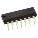 Texas Instruments Inverter 6 Elements, 14-Pin PDIP, Through Hole, 4.75V to 5.25V SN7404N