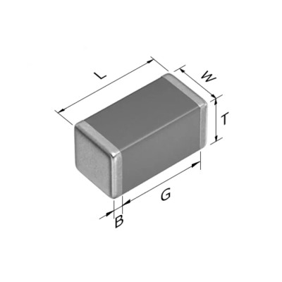 TDK 22 pF Multilayer Ceramic Capacitor, 50V DC, ±5% Tolerance, Surface Mount, C0G Dielectric CGA2B2NP01H220J050BA