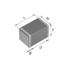 TDK 680 pF Multilayer Ceramic Capacitor 450V DC ±5% Tolerance Surface Mount CGA4C4C0G2W681J060AA