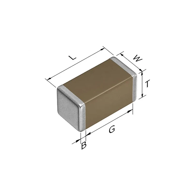 TDK 10 nF 50V DC ±10% Multilayer Ceramic Capacitor Surface Mount 0402 CGA2B3X8R1H103K050BD