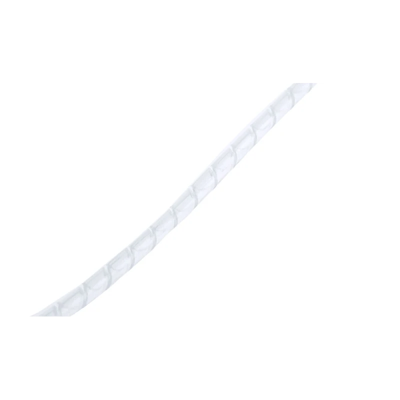 HellermannTyton Spiral Cable Wrap Polyethylene White 8 mm Diameter 1.6 mm Cable SBPEFR Series 305-504