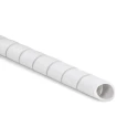 HellermannTyton Spiral Cable Wrap Polyethylene White 8 mm Diameter 1.6 mm Cable SBPEFR Series 305-504
