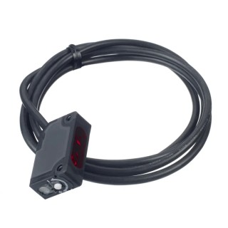 Idec Background Suppression Photoelectric Sensor, Block Sensor, Detection Range 20 mm to 200 mm, PNP Output, IP67 SA1E-BP1-2M