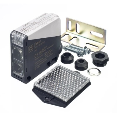 Idec Retroreflective Block Photoelectric Sensor, 7 m Detection Range, NPN/PNP Output, IP67,