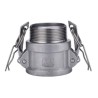 RS PRO Stainless Steel Hose Connector 25.4 mm ID, BSPT Male Thread, 17 bar Maximum Operating Pressure 307-184