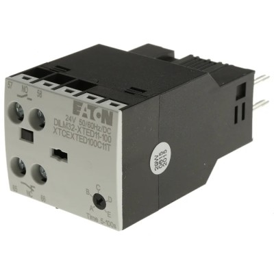 Eaton Contactor Timer Accessory for DILM, DILA Series 104946 DILM32-XTED11-100(RA24)