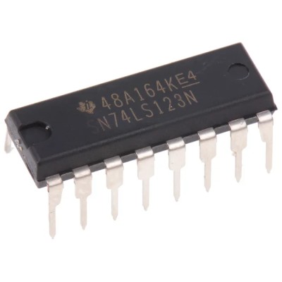 Texas Instruments 2 Monostable Multivibrator LS 8 mA 16-Pin PDIP SN74LS123N
