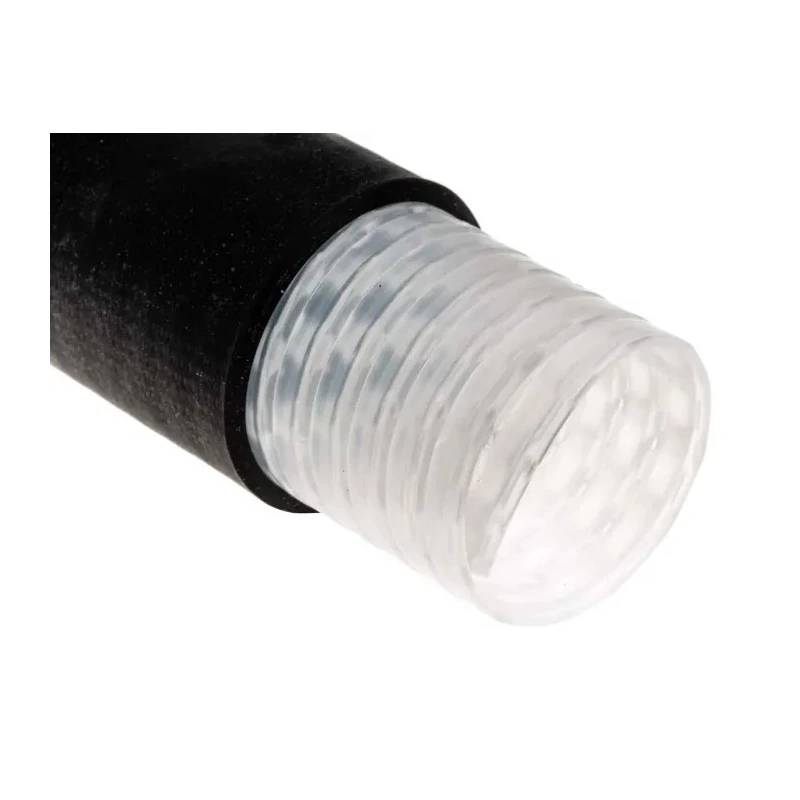 3M Ethylene Propylene Diene Monomer Cold Shrink Tubing Black 20.9 mm Sleeve Diameter x 203.2 mm Length 8425-8