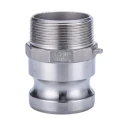 RS PRO Hose Connector 38.1 mm ID, Stainless Steel, Male R 1-1/2 in, 17 bar 307-314