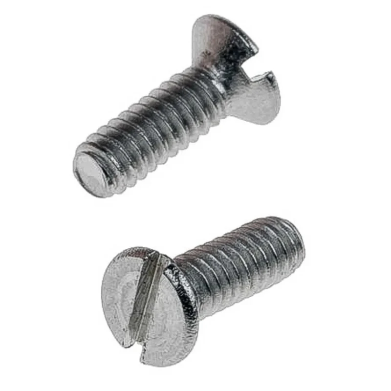 RS PRO Slot Countersunk Stainless Steel Machine Screw 5 mm M1.4 179-5637