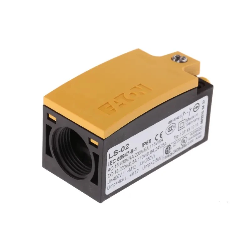 Eaton LS-Titan Series Plunger Limit Switch 2 NC, Plastic Housing, IP67 IP66, 415V AC, 6A Current 266107 LS-02
