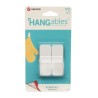 Velcro Adhesive Hook White 25mm Width 450g Weight Capacity Removable Wall Fasteners VEL-30106-WEU