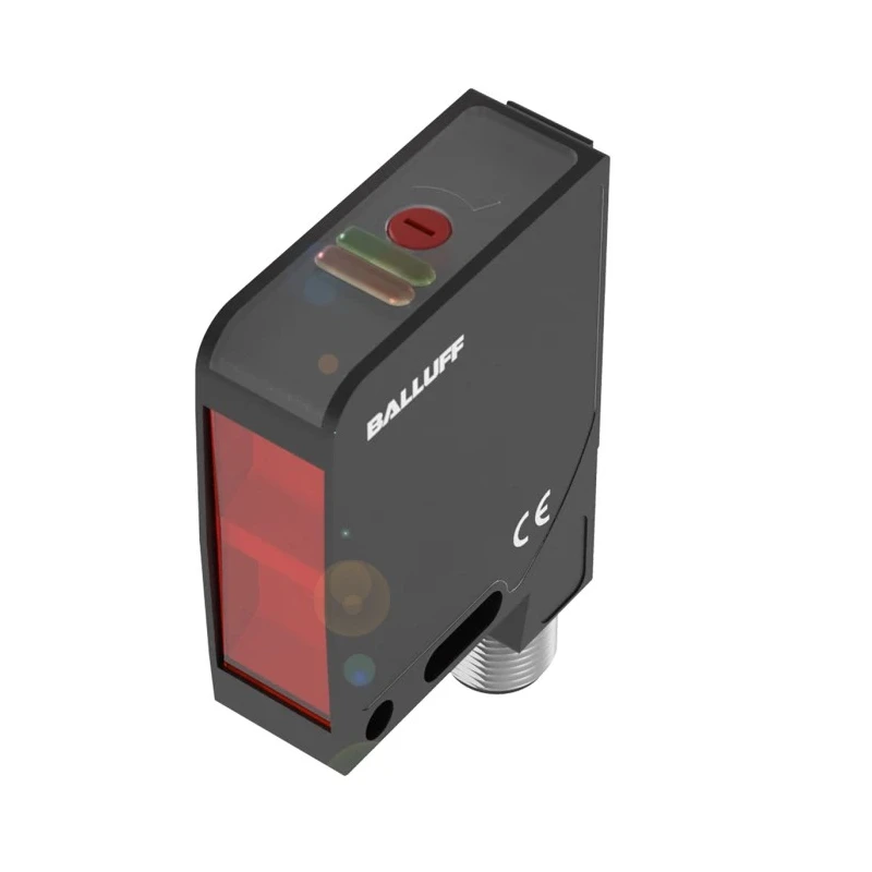 BALLUFF Diffuse Photoelectric Sensor Block Style, Detection Range 1 mm to 400 mm, PNP Output, IP67 Rated BOS 21M-PA-RH22-S4