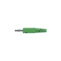 Schutzinger Blue Male Banana Plug Solder Termination 4 mm Connector, 33 V AC, 70 V DC, 32 A, Nickel Plating FK 8 L Ni / BL