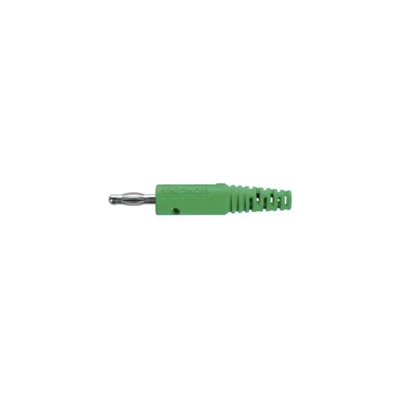 Schutzinger Blue Male Banana Plug Solder Termination 4 mm Connector, 33 V AC, 70 V DC, 32 A, Nickel Plating FK 8 L Ni / BL