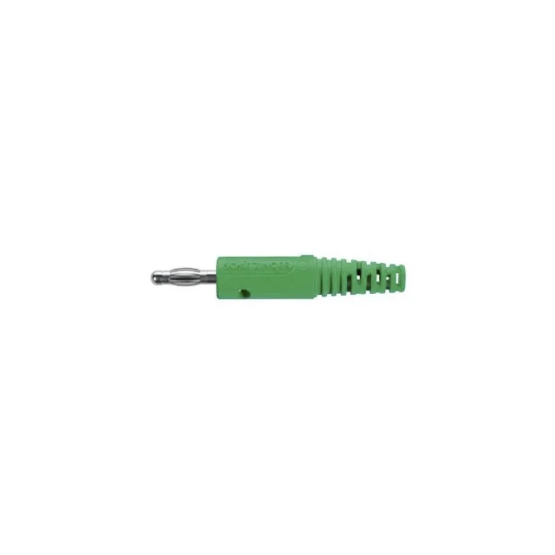 Schutzinger Yellow Male Banana Plug 4 mm Connector Solder Termination 32A 33 V ac 70 V dc Nickel Plating FK 8 L Ni / GE