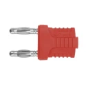 Schutzinger Red Male Banana Plug 4 mm Connector, Plug-In Termination, 70 V dc, 12 A, Nickel Plating KURZ 14-4 IG MB Ni / RT