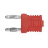 Schutzinger Red Male Banana Plug 4 mm Connector, Plug-In Termination, 70 V dc, 12 A, Nickel Plating KURZ 14-4 IG MB Ni / RT