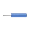 Schutzinger Blue Female Banana Socket, 4 mm Connector, PC Pin Termination, 1kV, 20A, Nickel Plating LB 4-1.5 S Ni / 13.5 / BL