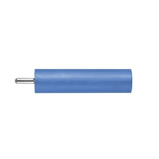 Schutzinger Blue Female Banana Socket 4 mm Connector PC Pin Termination 1 kV 20 A Nickel Plating LB 4-1.5 S Ni / 5 / BL