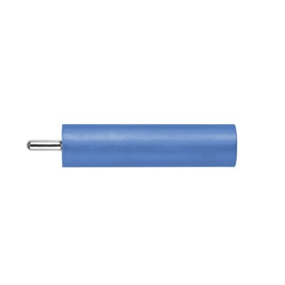 Schutzinger Blue Female Banana Socket 4 mm Connector PC Pin Termination 1 kV 20 A Nickel Plating LB 4-1.5 S Ni / 5 / BL