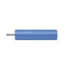 Schutzinger Blue Female Banana Socket 4 mm Connector PC Pin Termination 1 kV 20 A Nickel Plating LB 4-1.5 S Ni / 5 / BL