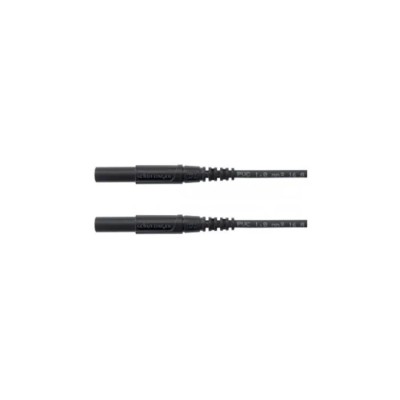 Schutzinger Test Lead 16A 1kV Black PVC Insulation 1 m Lead Length MSFK A341 / 1 / 100 / SW