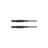 Schutzinger Test Lead 16A 1kV Black PVC Insulation 1 m Lead Length MSFK A341 / 1 / 100 / SW