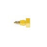 Schutzinger 4 mm Yellow Insulated Brass Terminal Post, 1kV, M6 x 0.75 Thread, 63A POL 631 L / GE